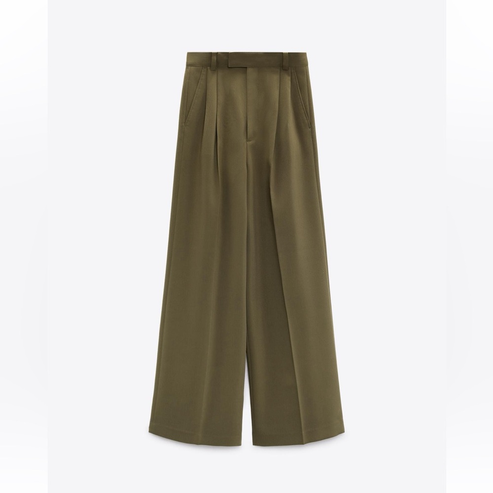 Zara Olive Green Pants